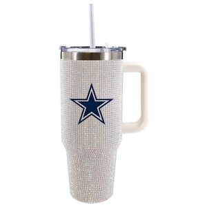 Dallas Cowboys Officially Licensed Game Day Rhinestone Bling 40 oz Tumbler
